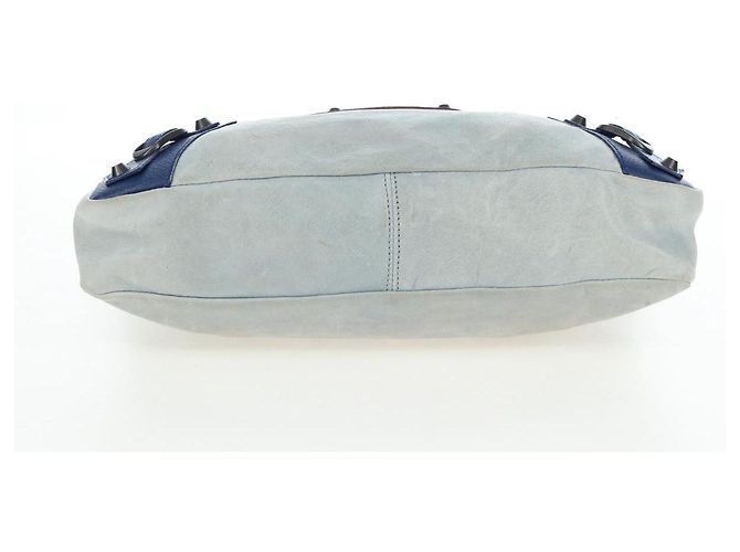 BALENCIAGA Borsa a mano The First in pelle 2way Grigio 103208 Auth ep16202V Marrone - vista 5