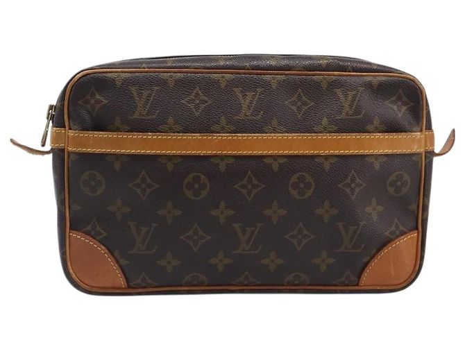 Borsa a Pochette LOUIS VUITTON Monogram Compiegne 28 M51845 LV Auth ep16150 Monogramma - vista 13
