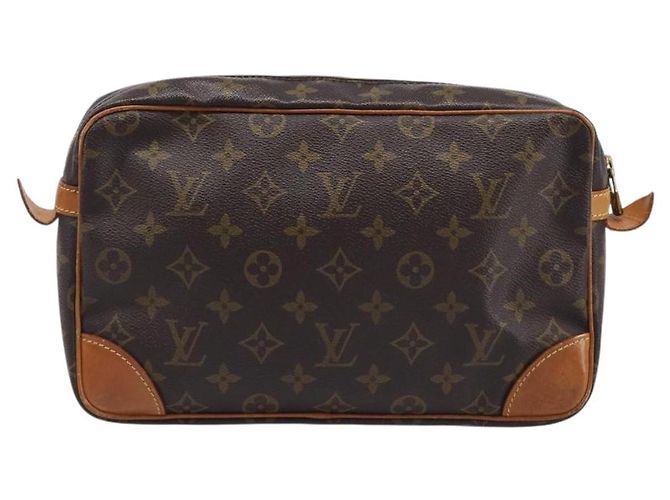Borsa a Pochette LOUIS VUITTON Monogram Compiegne 28 M51845 LV Auth ep16150 Monogramma - vista 2