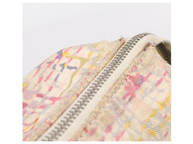 Bolsa de mão CHANEL Canvas 2way Rosa Prata CC Auth bs37241 - vista 21