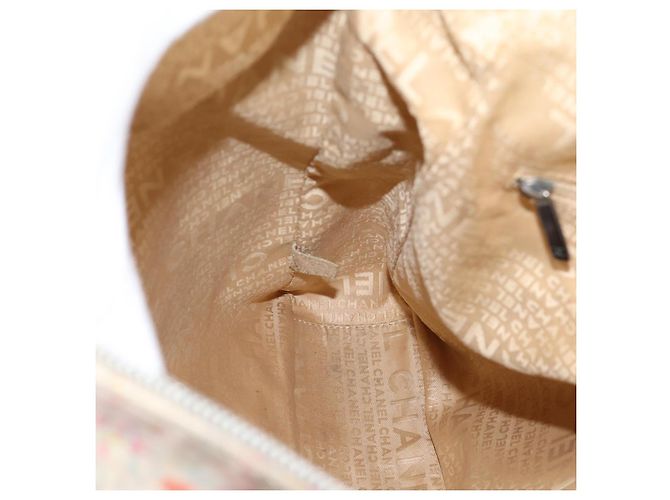 Bolsa de mão CHANEL Canvas 2way Rosa Prata CC Auth bs37241 - vista 25
