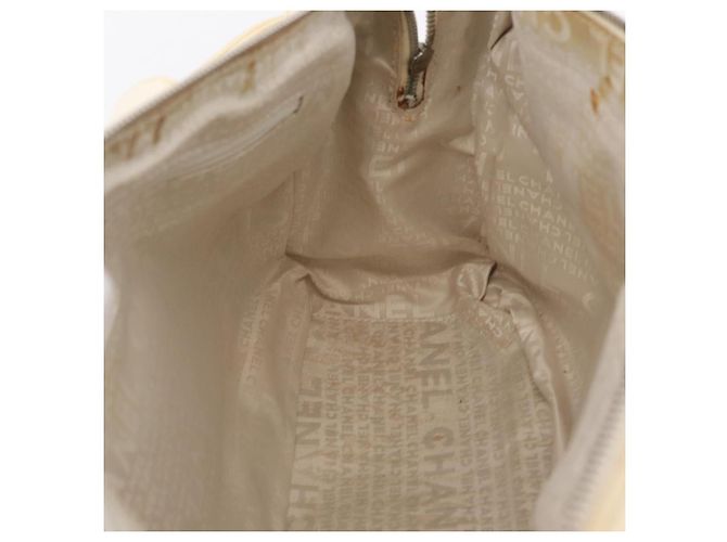 CHANEL Handtasche Canvas Beige Silver CC Auth mr3001A Silber - Ansicht 25