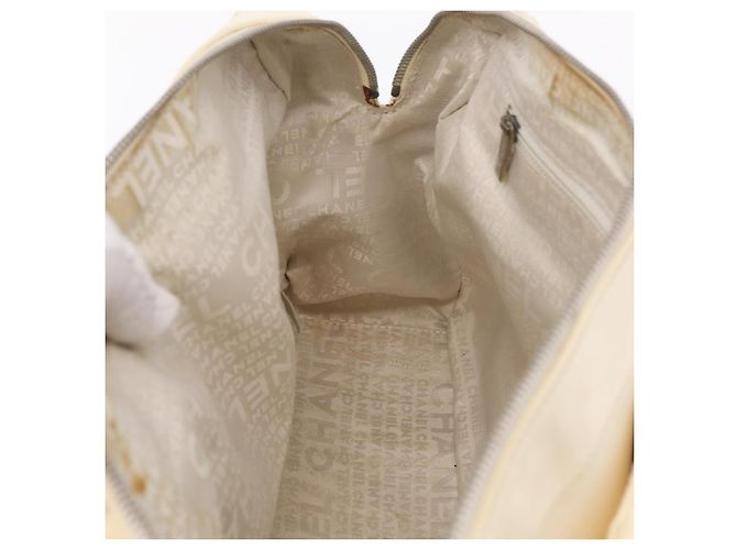 CHANEL Handtasche Canvas Beige Silver CC Auth mr3001A Silber - Ansicht 26
