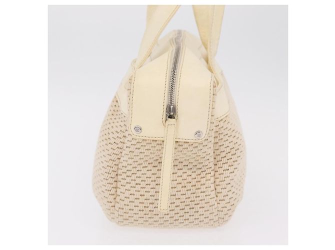 CHANEL Handtasche Canvas Beige Silver CC Auth mr3001A Silber - Ansicht 5