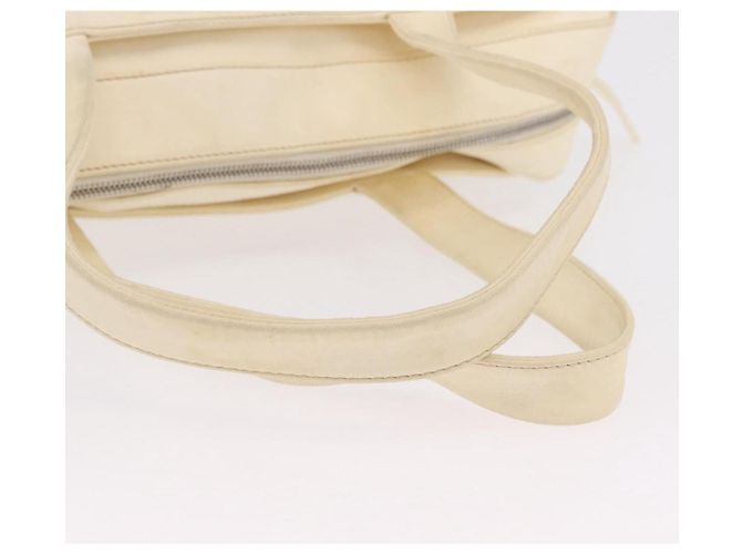 CHANEL Handtasche Canvas Beige Silver CC Auth mr3001A Silber - Ansicht 7