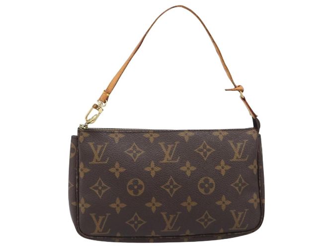 LOUIS VUITTON Monogram Pochette Accessoires Pouch M51980 LV Auth ep15840 Monograma - vista 13