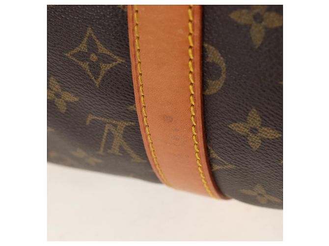 LOUIS VUITTON Monogram Keepall 50 Boston Bag M41426 LV Auth 204399A Monogramme - vue 19