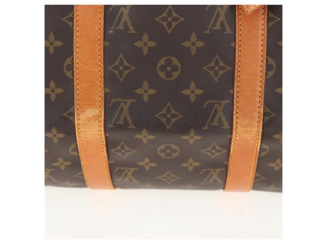 LOUIS VUITTON Monogram Keepall 50 Boston Bag M41426 LV Auth 204399A Monogramme - vue 3