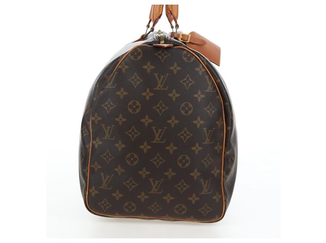 LOUIS VUITTON Monogram Keepall 50 Boston Bag M41426 LV Auth 204399A Monogramme - vue 5