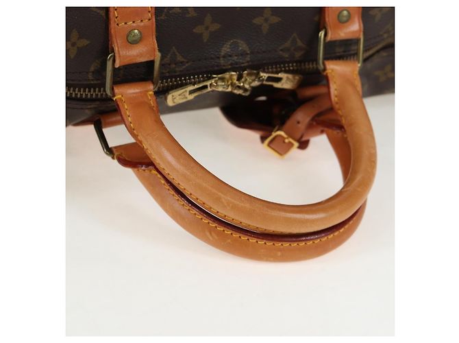 LOUIS VUITTON Monogram Keepall 50 Boston Bag M41426 LV Auth 204399A Monogramme - vue 9