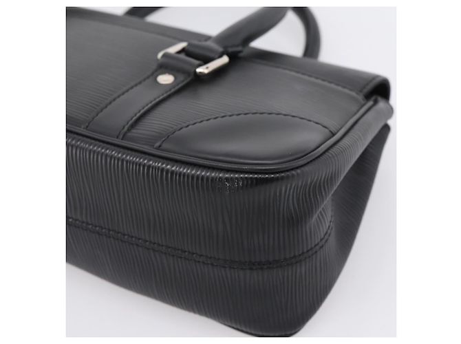 Borsa a mano LOUIS VUITTON Epi Segur PM Nero M58822 LV Auth ep16281V - vista 15
