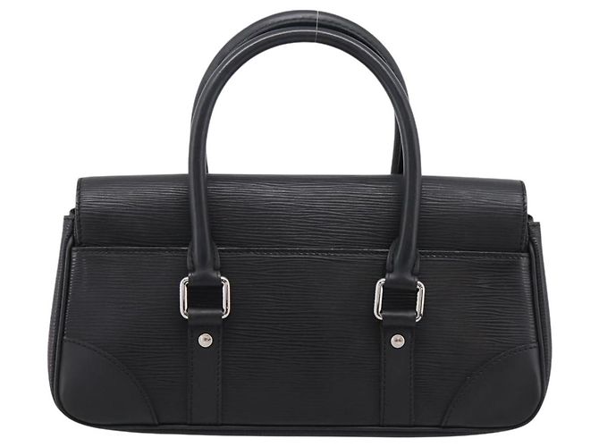 Borsa a mano LOUIS VUITTON Epi Segur PM Nero M58822 LV Auth ep16281V - vista 2
