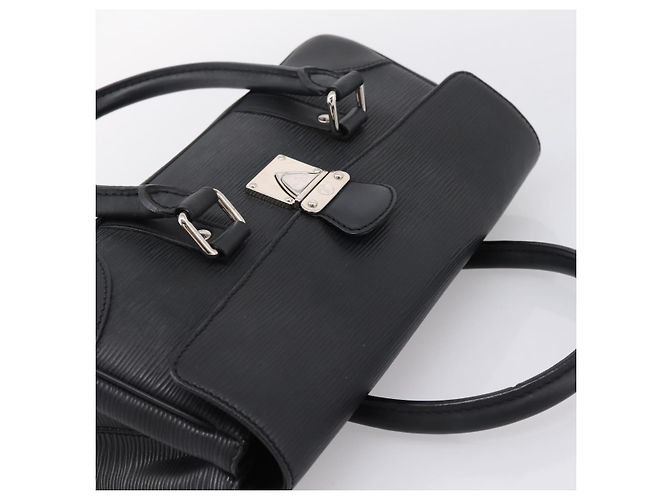 Borsa a mano LOUIS VUITTON Epi Segur PM Nero M58822 LV Auth ep16281V - vista 6