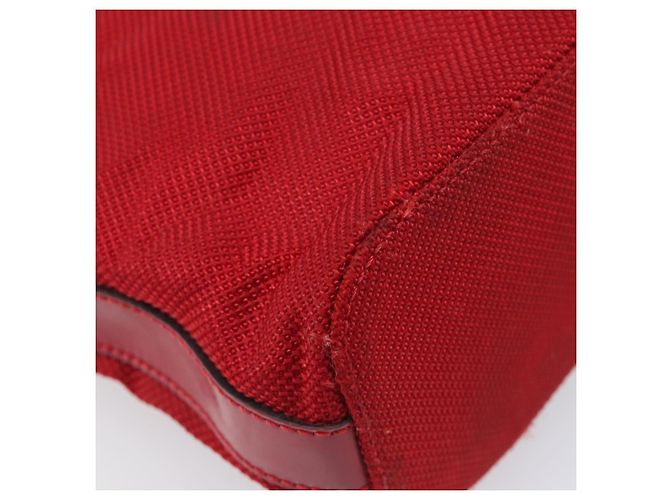 Céline Borsa a mano CELINE Canvas Red Silver Auth bs37258 Argento Rosso - vista 15