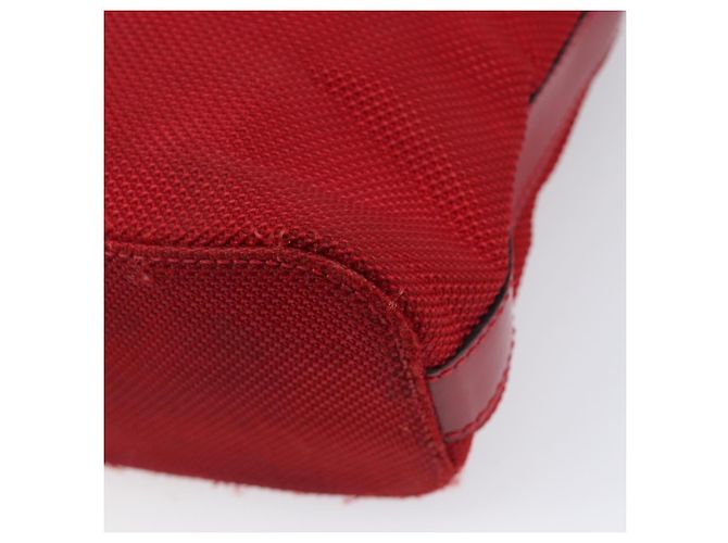 Céline Borsa a mano CELINE Canvas Red Silver Auth bs37258 Argento Rosso - vista 16