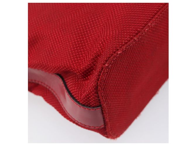 Céline Borsa a mano CELINE Canvas Red Silver Auth bs37258 Argento Rosso - vista 17