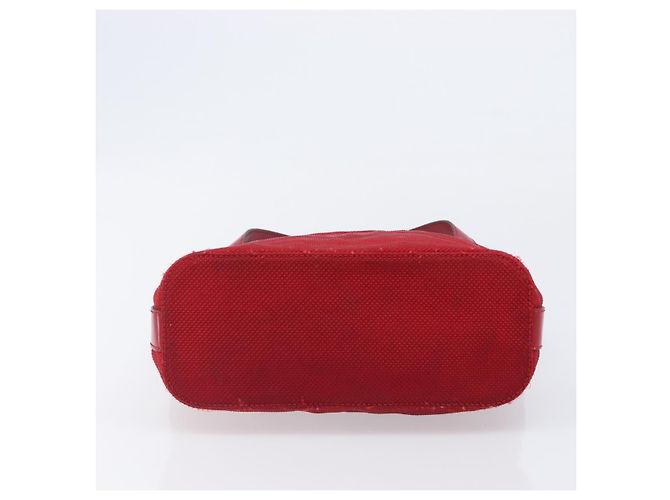 Céline Borsa a mano CELINE Canvas Red Silver Auth bs37258 Argento Rosso - vista 5