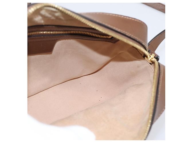 Borsa a Tracolla GUCCI GG Supreme PVC Beige Tono Oro 645454 Auth mr2966V - vista 20