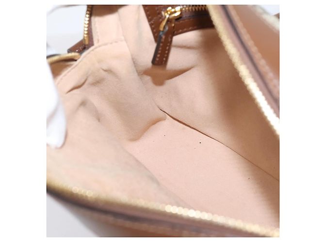 Borsa a Tracolla GUCCI GG Supreme PVC Beige Tono Oro 645454 Auth mr2966V - vista 21