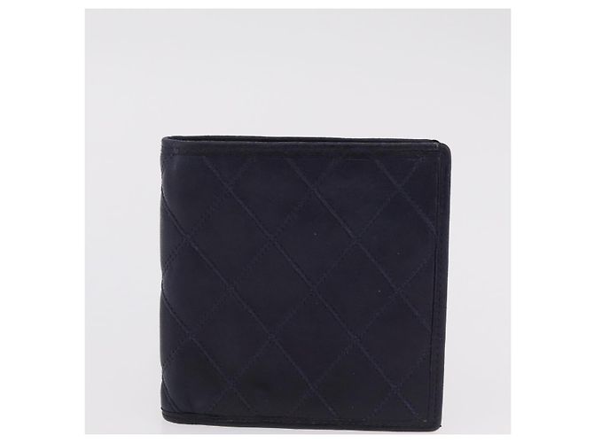 Portafoglio CHANEL in pelle Set di 3 Nero Rosso Blu Navy CC Auth bs37285 - vista 10