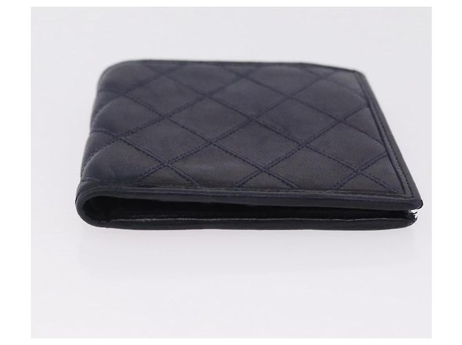 Portafoglio CHANEL in pelle Set di 3 Nero Rosso Blu Navy CC Auth bs37285 - vista 14