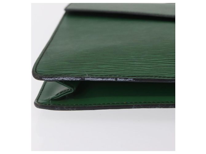 LOUIS VUITTON Epi Serviette Conseiller Briefcase Green M54424 LV Auth 203837 Verde - vista 21