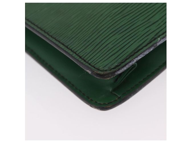 LOUIS VUITTON Epi Serviette Conseiller Briefcase Green M54424 LV Auth 203837 Verde - vista 22