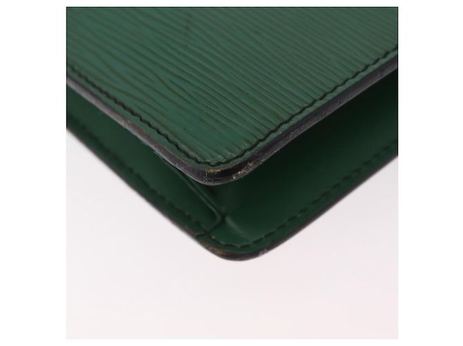 LOUIS VUITTON Epi Serviette Conseiller Briefcase Green M54424 LV Auth 203837 Verde - vista 25