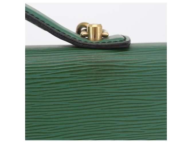 LOUIS VUITTON Epi Serviette Conseiller Briefcase Green M54424 LV Auth 203837 Verde - vista 3
