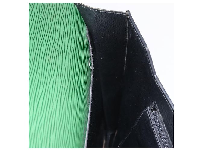 LOUIS VUITTON Epi Serviette Conseiller Briefcase Green M54424 LV Auth 203837 Verde - vista 32