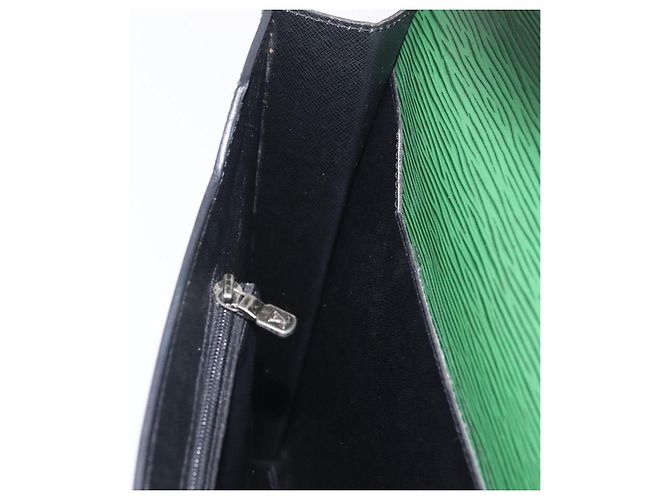 LOUIS VUITTON Epi Serviette Conseiller Briefcase Green M54424 LV Auth 203837 Verde - vista 34