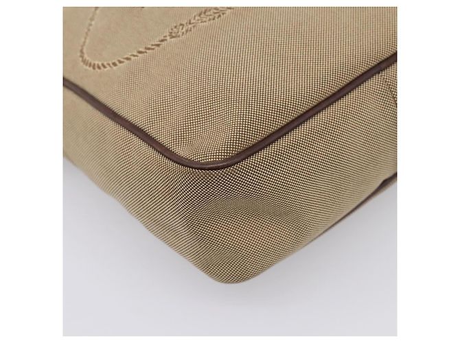 PRADA Shoulder Bag Canvas Brown Silver Auth mr2938 Silvery - view 14