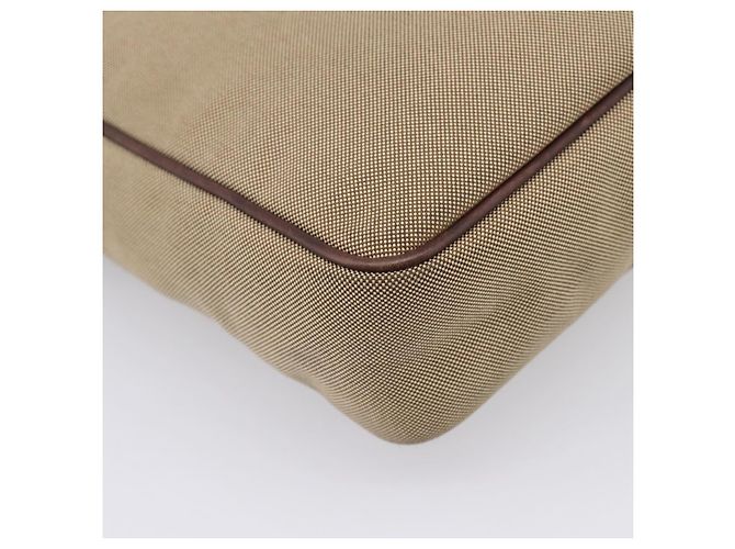 PRADA Shoulder Bag Canvas Brown Silver Auth mr2938 Silvery - view 16