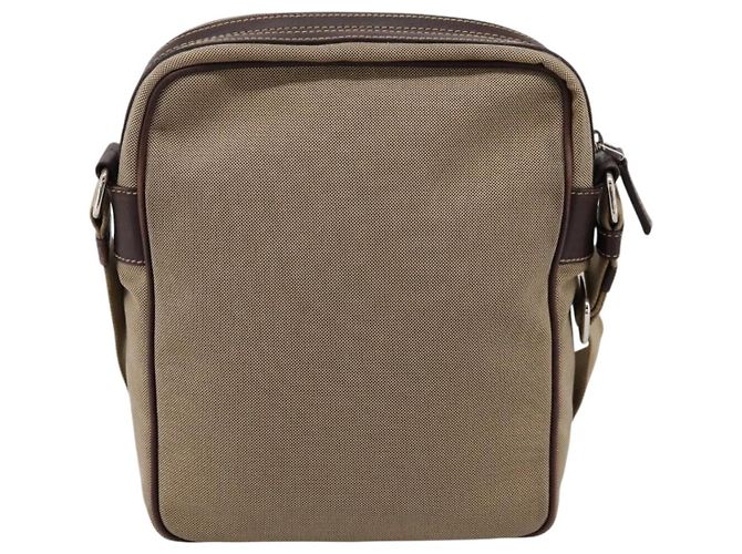 PRADA Shoulder Bag Canvas Brown Silver Auth mr2938 Silvery - view 2