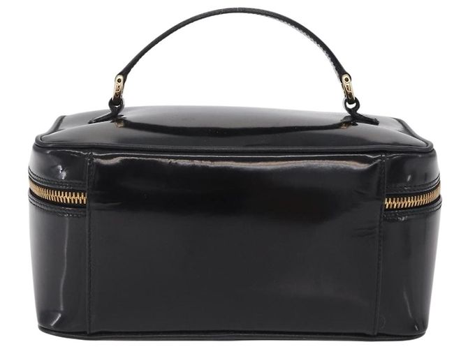 Borsa Vanity GUCCI Bamboo Beauty Case Vernice Nero 032 200159 0150 Auth mr2924 - vista 2