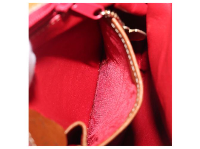 Edge Céline Bolso de hombro CELINE de cuero marrón dorado Auth ep15959 Castaño - vista 27