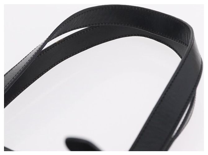 Céline Sac cabas CELINE Macadam Canvas PVC Cuir Noir Or Auth 206040V Doré - vue 15