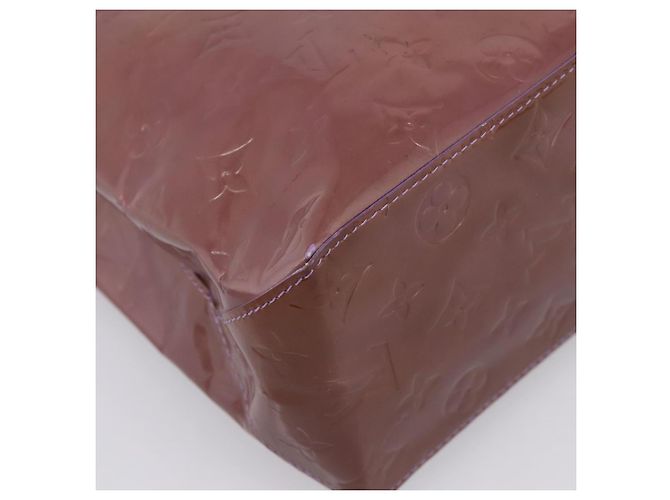Bolsa de mão LOUIS VUITTON Monogram Vernis Reade MM Purple M91087 LV Auth BA16172 Roxo - vista 15