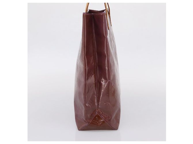 Bolsa de mão LOUIS VUITTON Monogram Vernis Reade MM Purple M91087 LV Auth BA16172 Roxo - vista 3