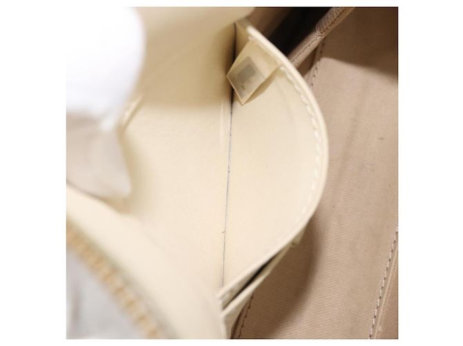 Chloé Chloe Roy Schultertasche aus Leder Ivory Gold Tone Auth BA15577A Roh - Ansicht 26
