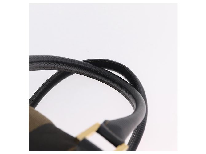 Pequin Borsa FENDI Pecan Mini Boston Bag Canvas 2way Brown Gold Tone Auth mr3030A Marrone - vista 14