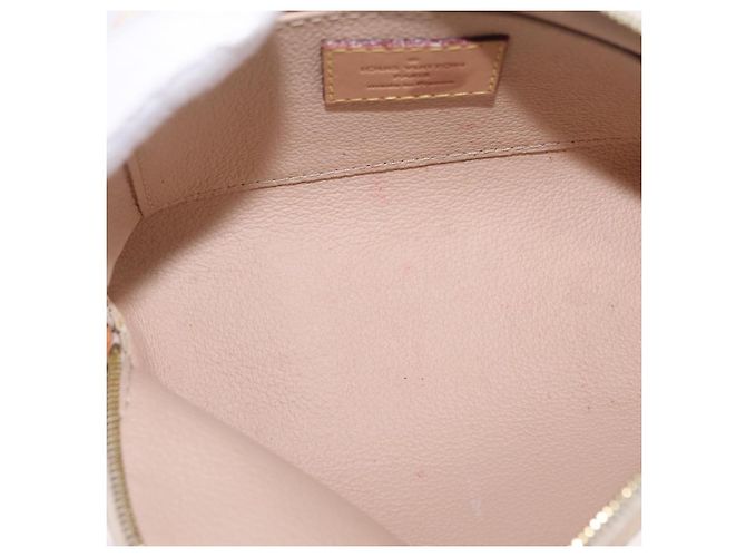 LOUIS VUITTON Damier Azur Pochette Cosmetic PM Pouch N60024 LV Auth ar14299 - vista 11