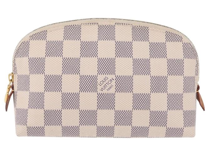 LOUIS VUITTON Damier Azur Pochette Cosmetic PM Pouch N60024 LV Auth ar14299 - vista 13