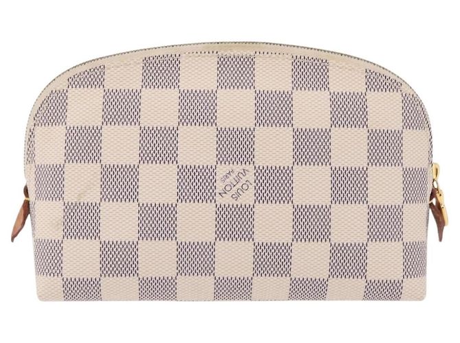 LOUIS VUITTON Damier Azur Pochette Cosmetic PM Pouch N60024 LV Auth ar14299 - vista 2