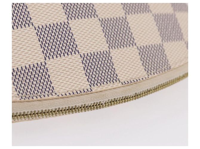 LOUIS VUITTON Damier Azur Pochette Cosmetic PM Pouch N60024 LV Auth ar14299 - vista 8
