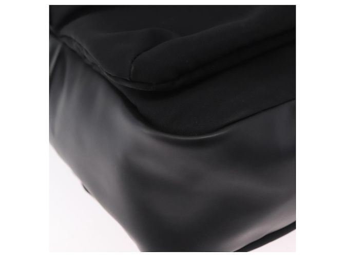 Borsa a Tracolla CHANEL Sports Line Nylon Nero Argento CC Auth 204744V - vista 14