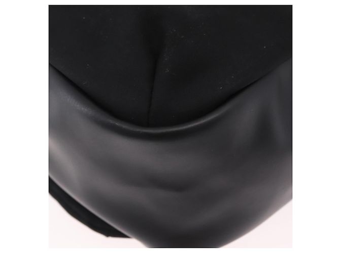 Borsa a Tracolla CHANEL Sports Line Nylon Nero Argento CC Auth 204744V - vista 16