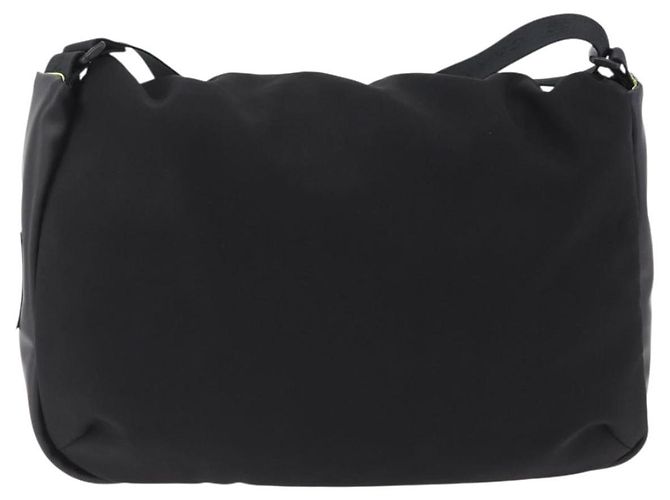 Borsa a Tracolla CHANEL Sports Line Nylon Nero Argento CC Auth 204744V - vista 2