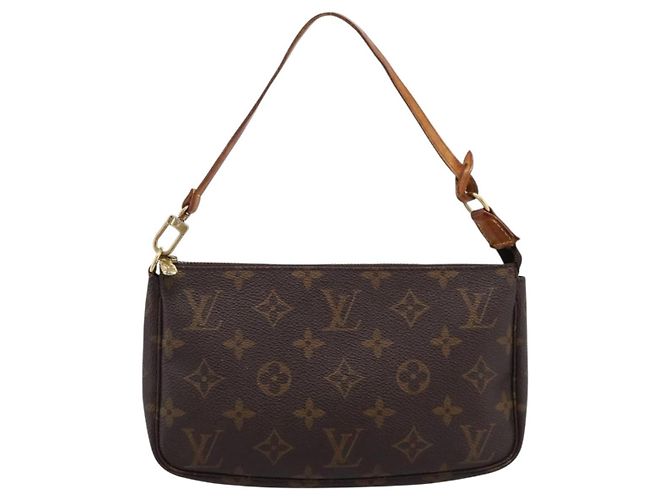 LOUIS VUITTON Monogram Pochette Accessoires Pouch M51980 LV Auth 206355 Monograma - vista 13