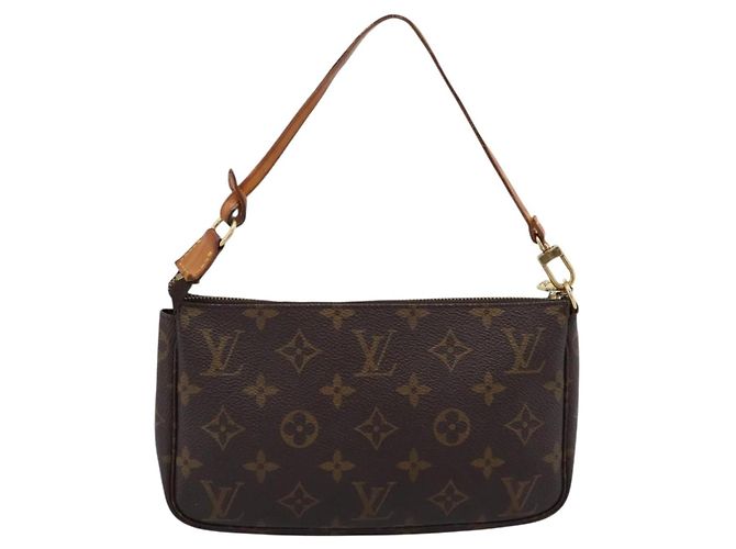 LOUIS VUITTON Monogram Pochette Accessoires Pouch M51980 LV Auth 206355 Monograma - vista 2
